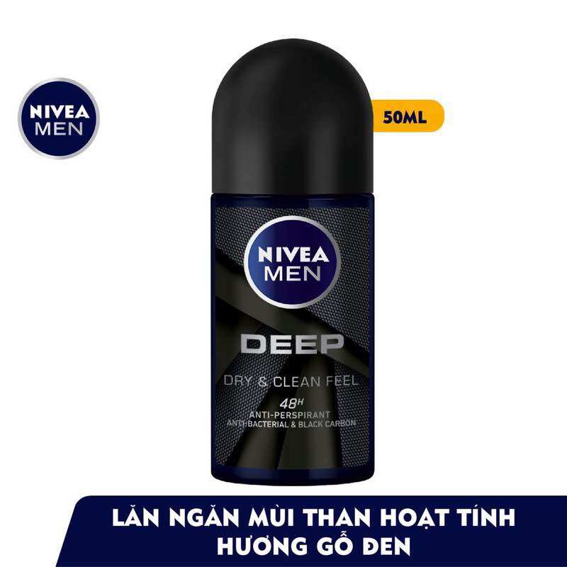 Lăn ngăn mùi NIVEA Men dành cho nam 50ml
