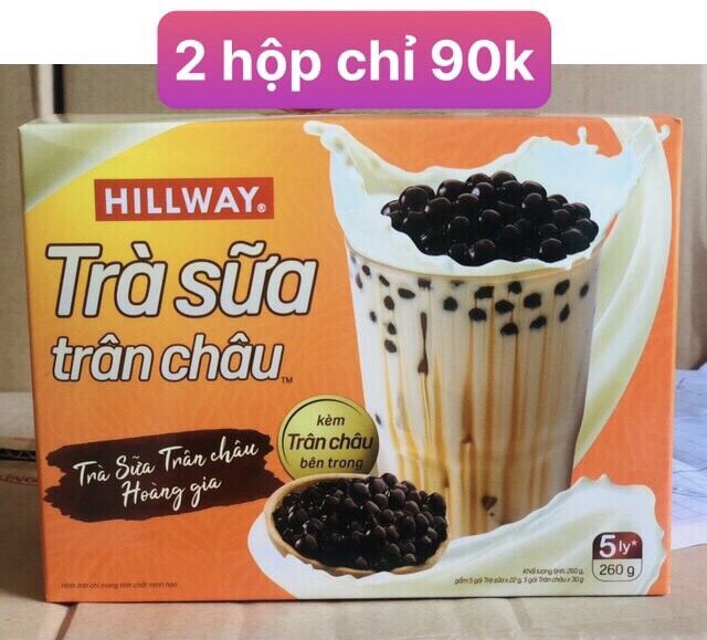 Combo 2 hộp trà sữa Hillway chỉ 90k