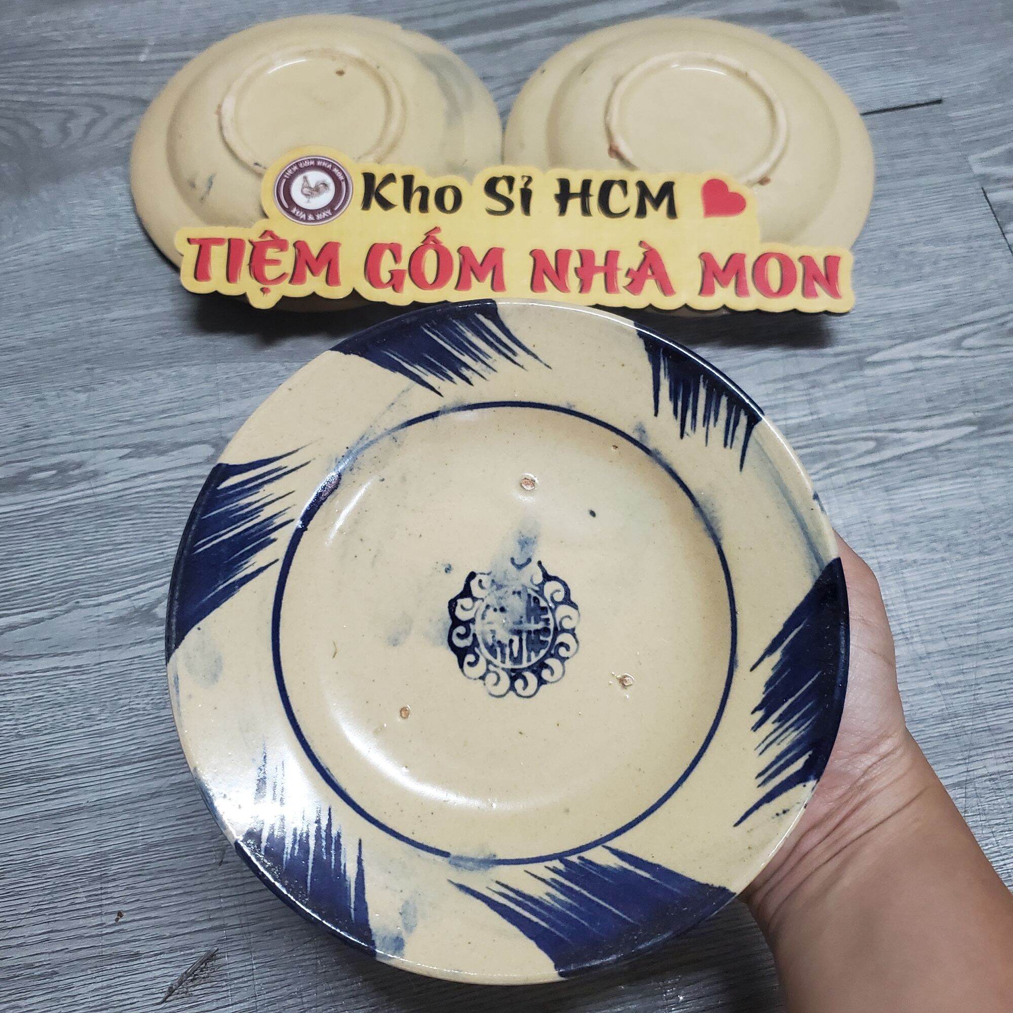 COMBO 3c~5c 🍜DĨA NHỎ 🍝8inch Mẫu Phết GỐM XƯA