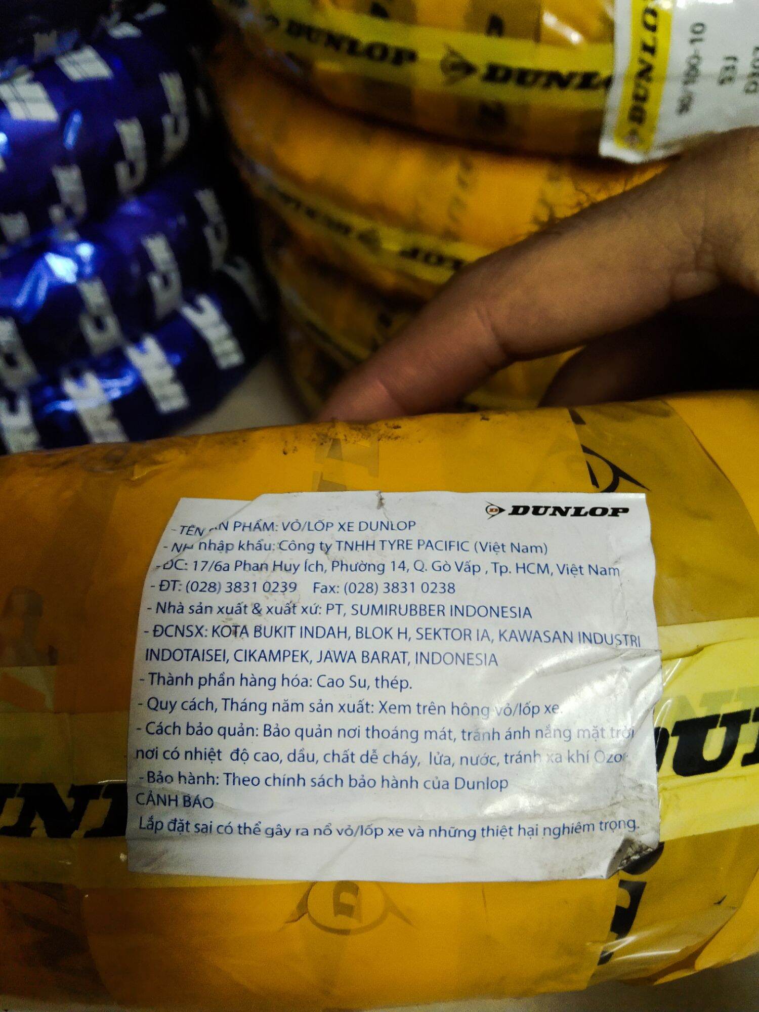 [HCM]Lốp Dunlop cho xe Honda Spacy