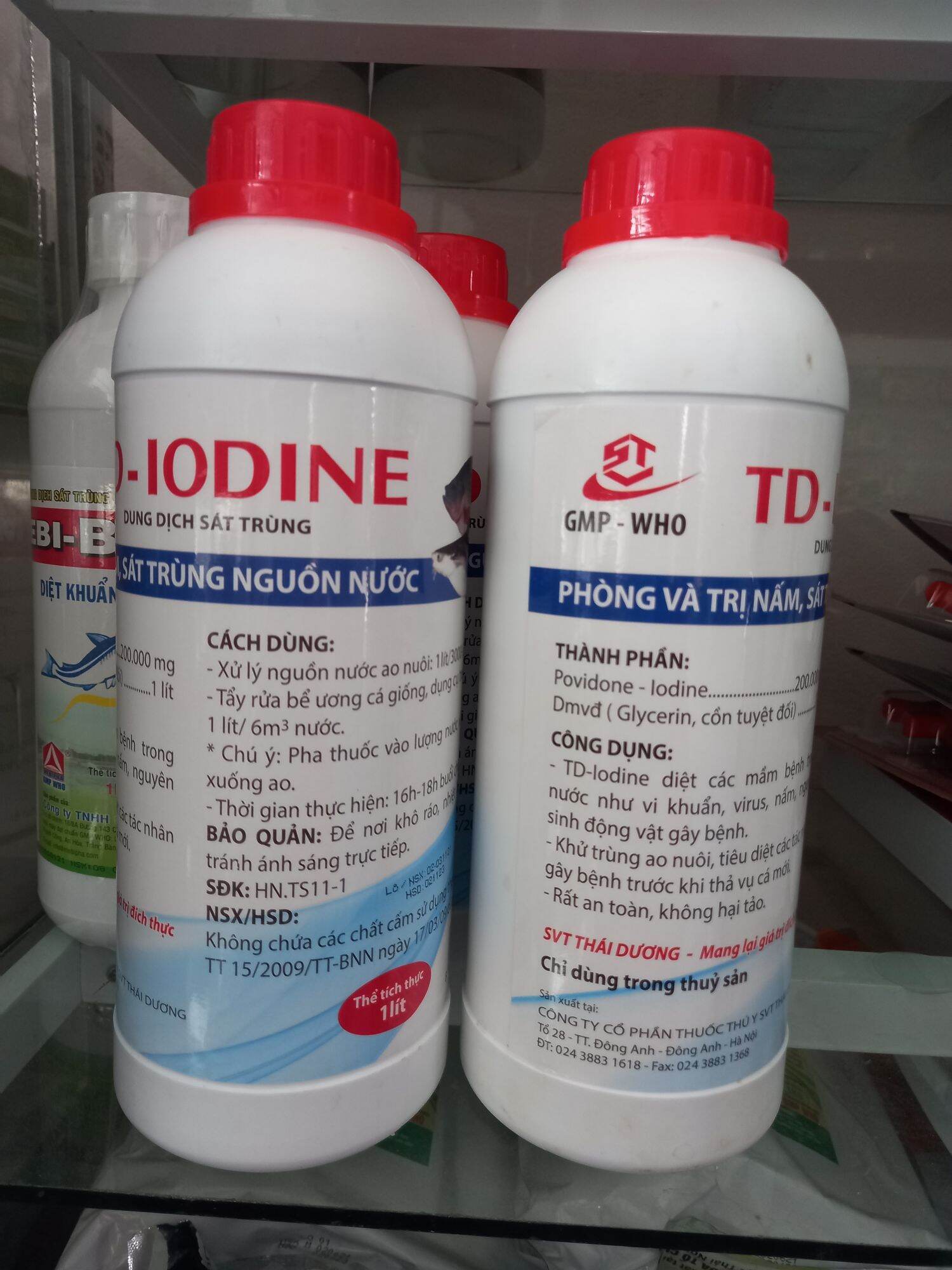 TD- IODINE 1 lít - Sát trùng nguồn nước