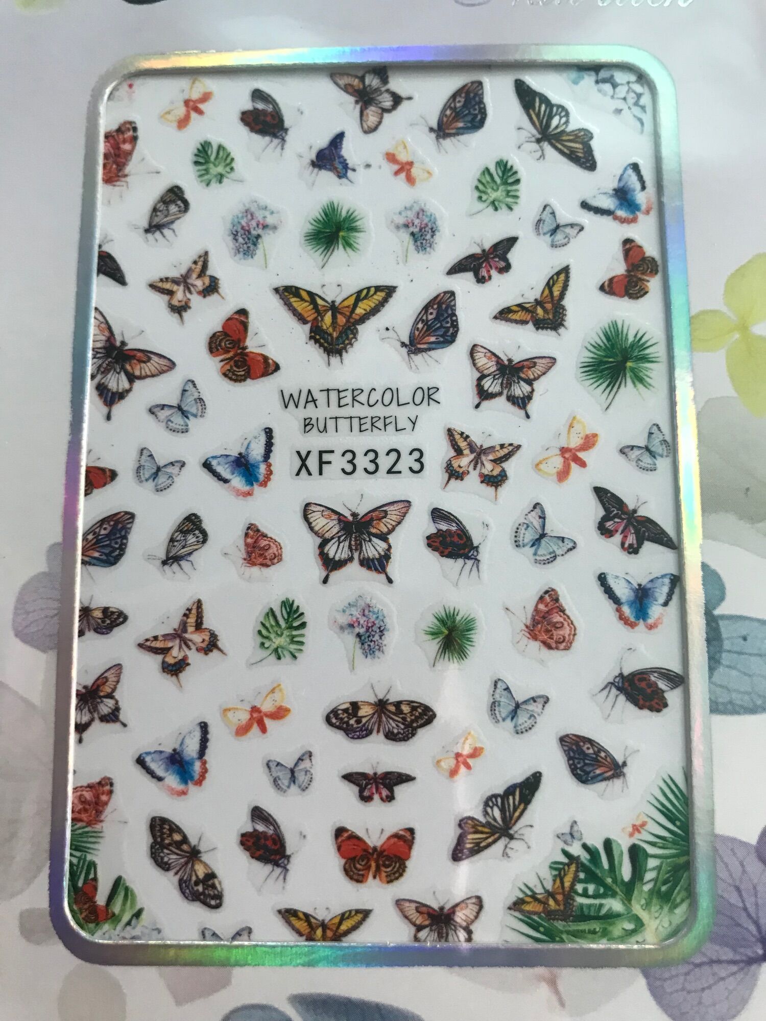 Sticker bướm dán móng nhiều mẫu