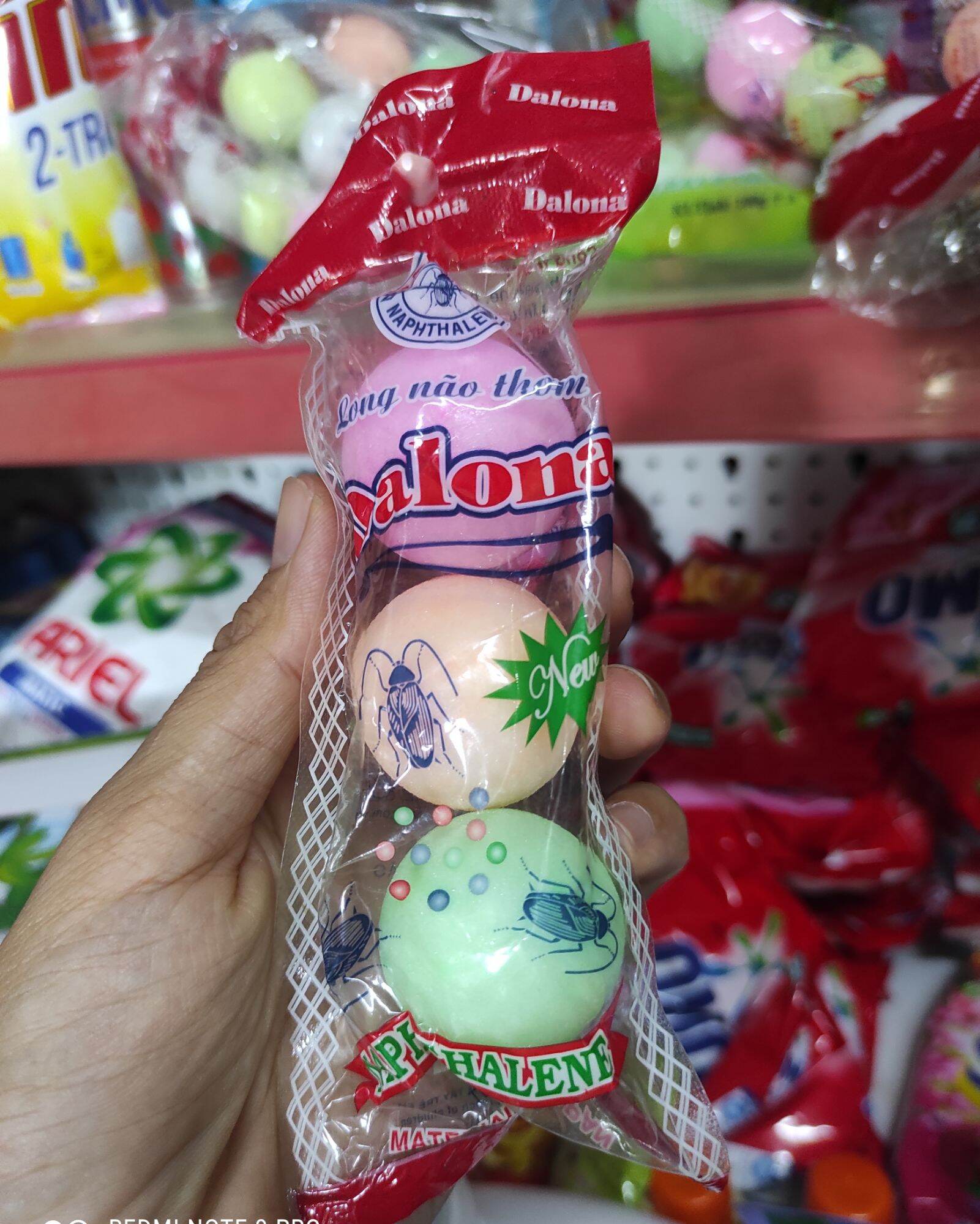 Viên long não thơm xua đuổi côn trùng gói 3 viên to
