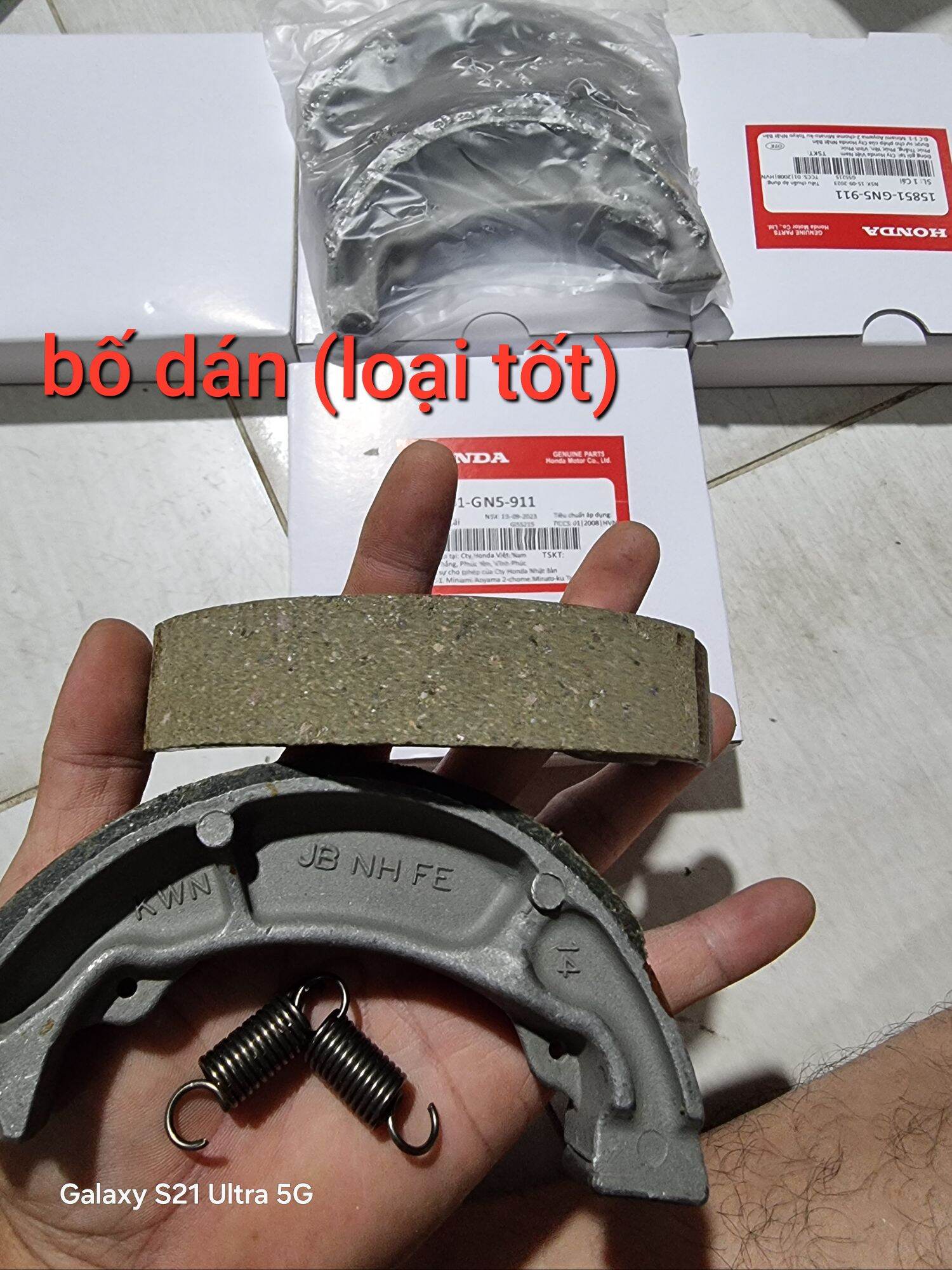 Bố thắng đùm sau ab - vision (loại xịn)
