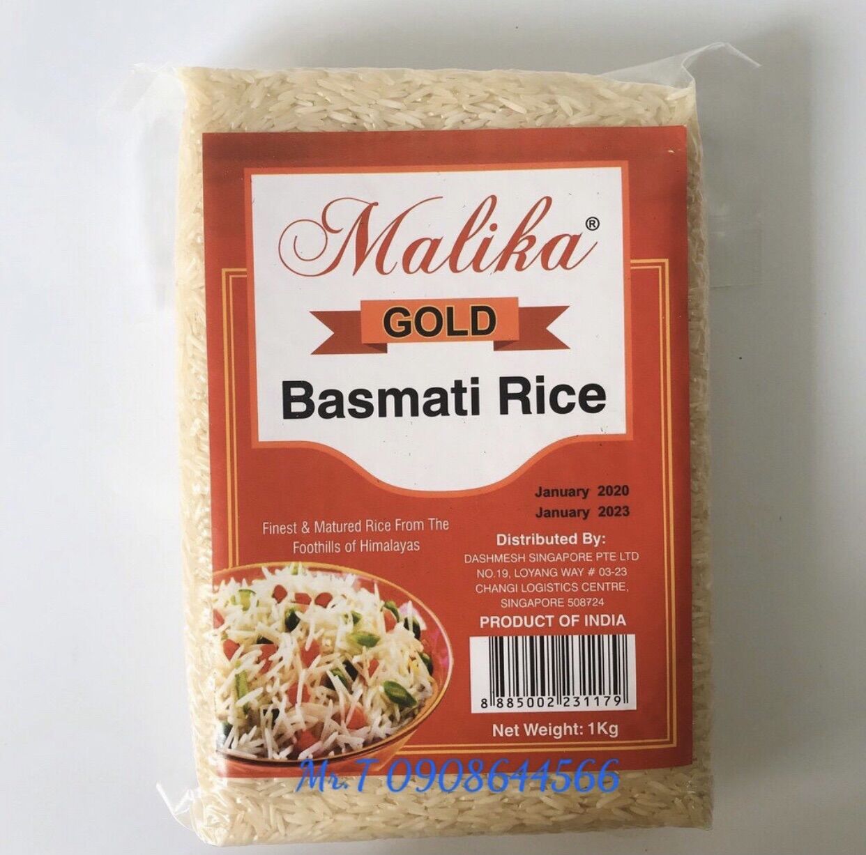 Gạo basmati malika 1kg, gạo cho người tiểu đường