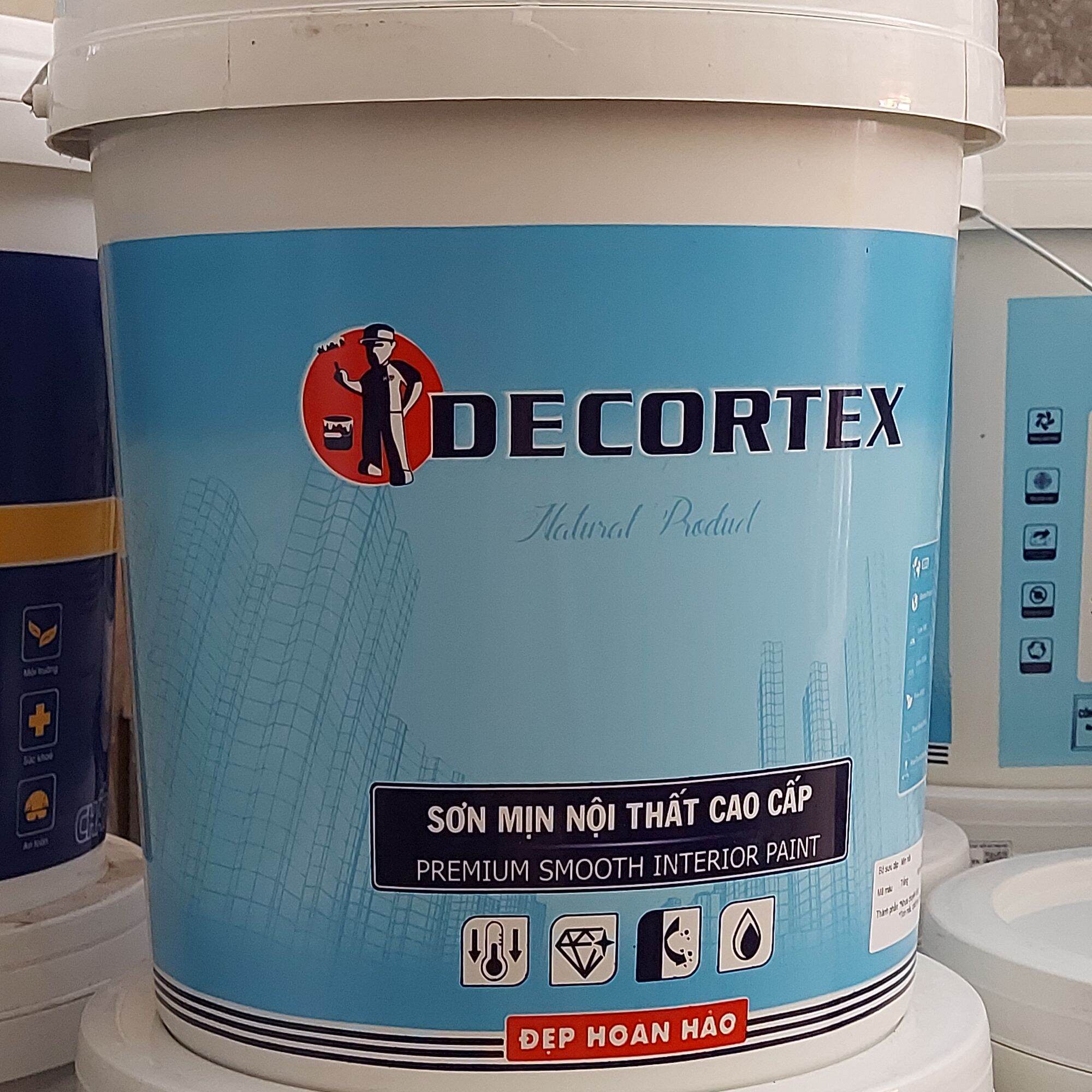 Sơn nước chống nấm mốc trong nhà DECORTEX 18L,4L
