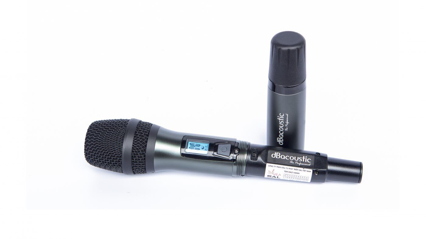 Micro karaoke không dây dBacoustic dB350Plus V2 - Hàng chính hãng SAL Việt Nam (Dòng micro cao cấp chuyên dùng cho kinh doanh quán Karaoke, gia đình)
