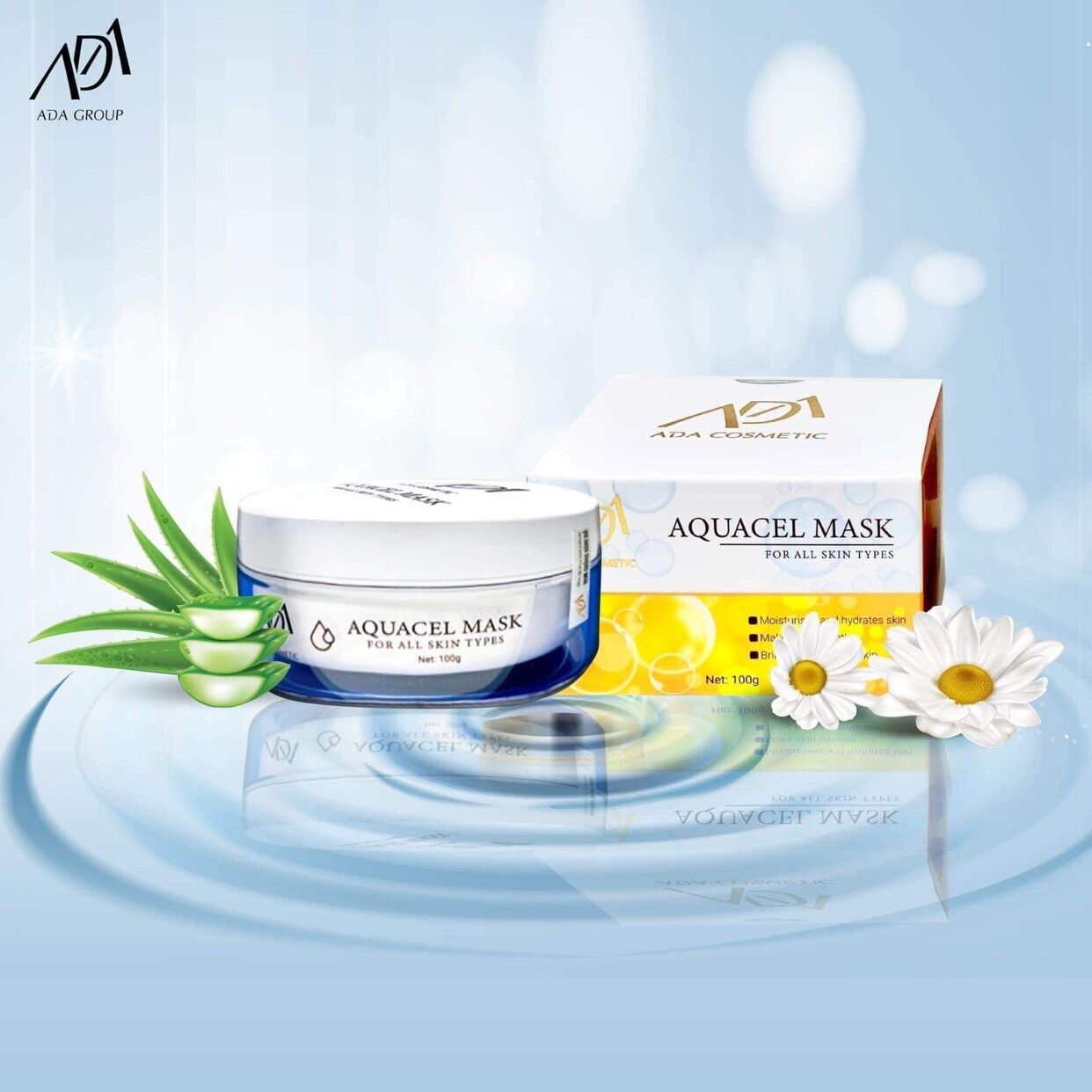 Siêu phẩm mặt nạ thạch aquacel ada group - 100g