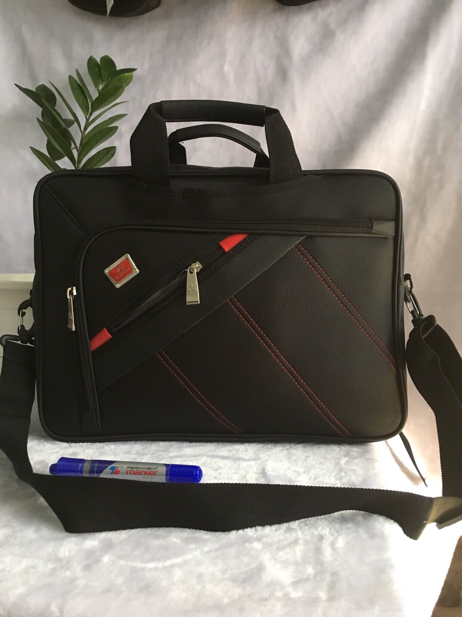 40x30cm Cặp đa năng (Loại vải vừa) 9 ngăn dành cho học sinh giáo viên công sở - Cặp Trường Giang 25 - TG25