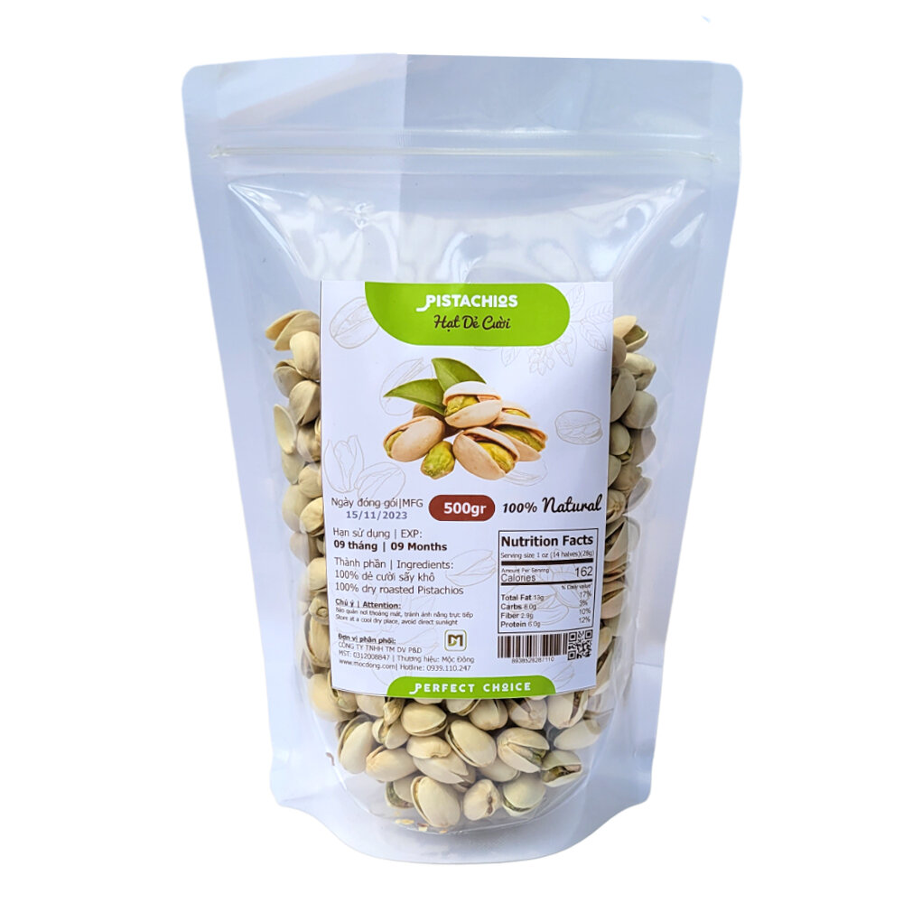 [Quà tặng Tết] Túi 500gr hạt dẻ cười thơm ngon bổ dưỡng