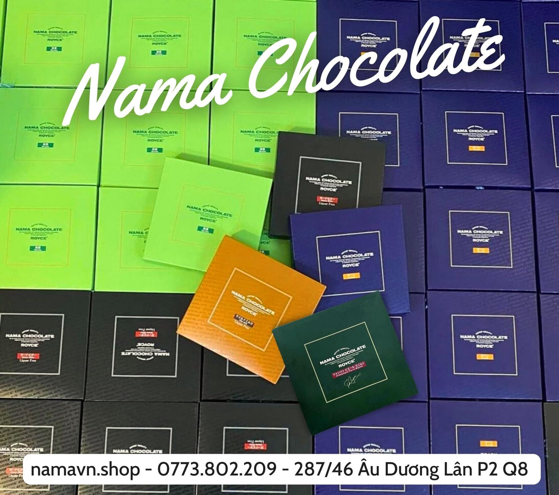 [Hoả tốc SG] Nama Chocolate Royce các vị sẵn ship hoả tốc trong 1 tiếng tại HCM, chỉ ship Hoả tốc