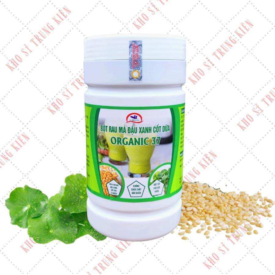 Bột đậu xanh rau má cốt dừa cực thơm ngon hộp 500g