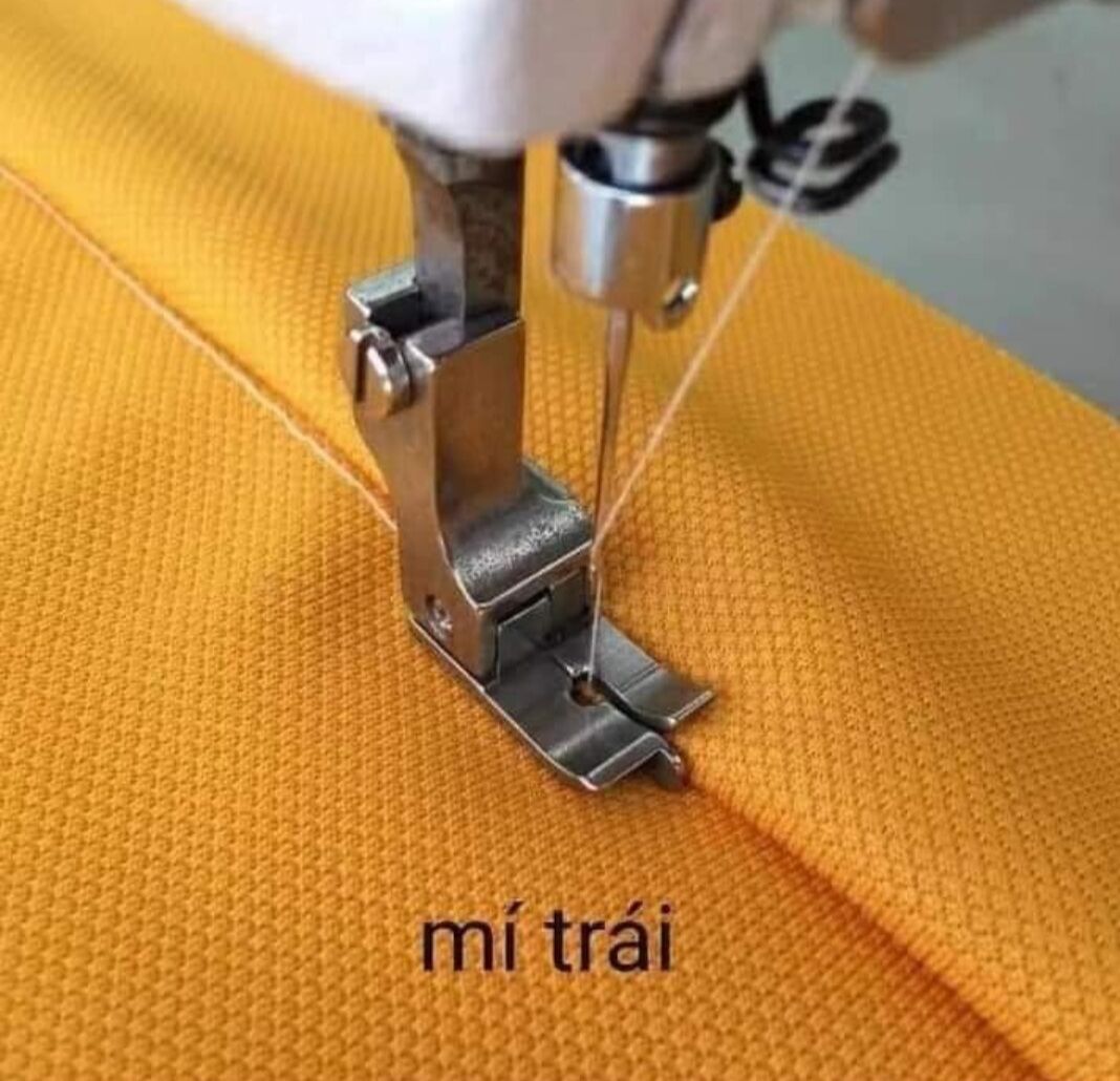 chân vịt mí lọt khe /  chân vịt tra mí cổ , tra thun.