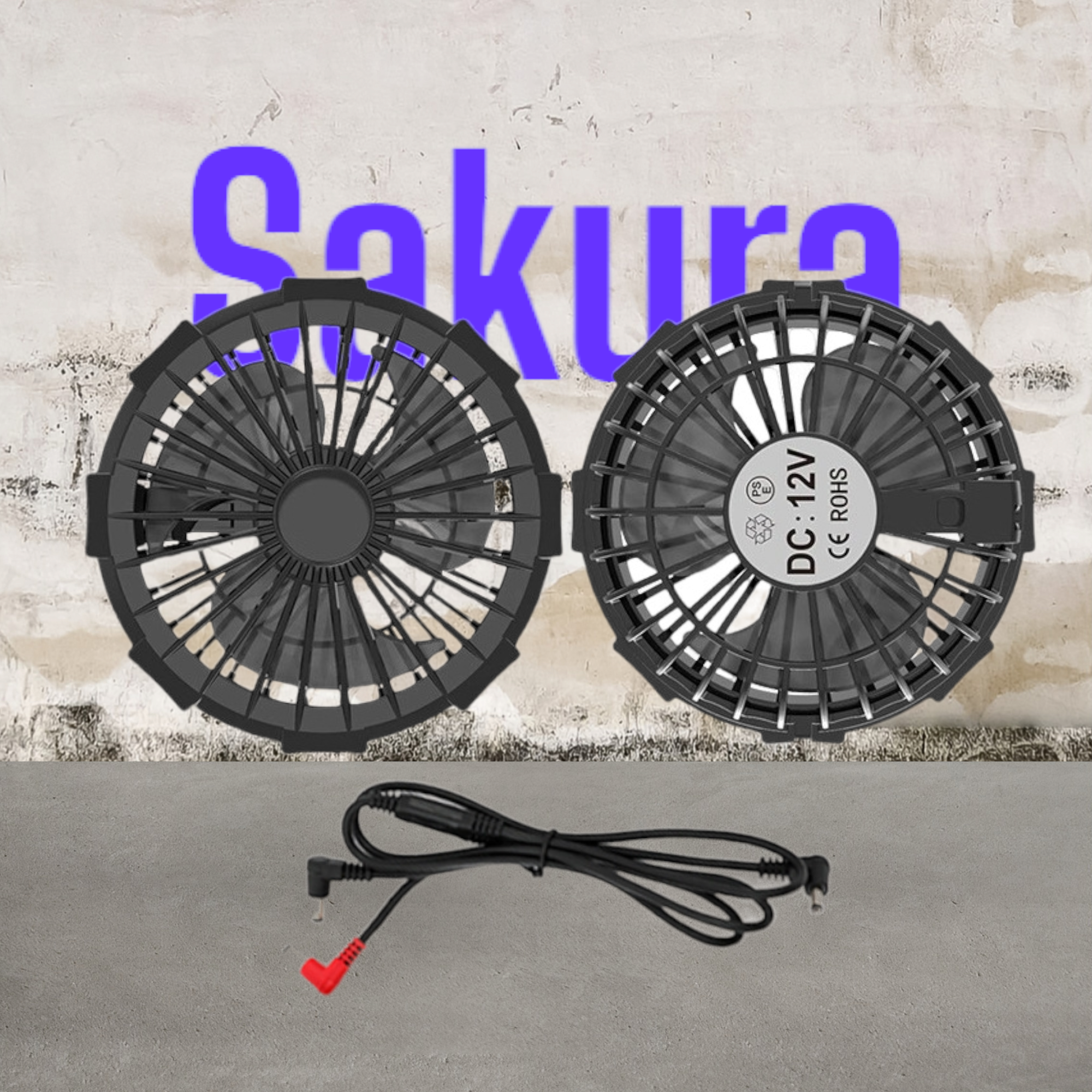 Pin 25.000 + Quạt chính hãng Sakura