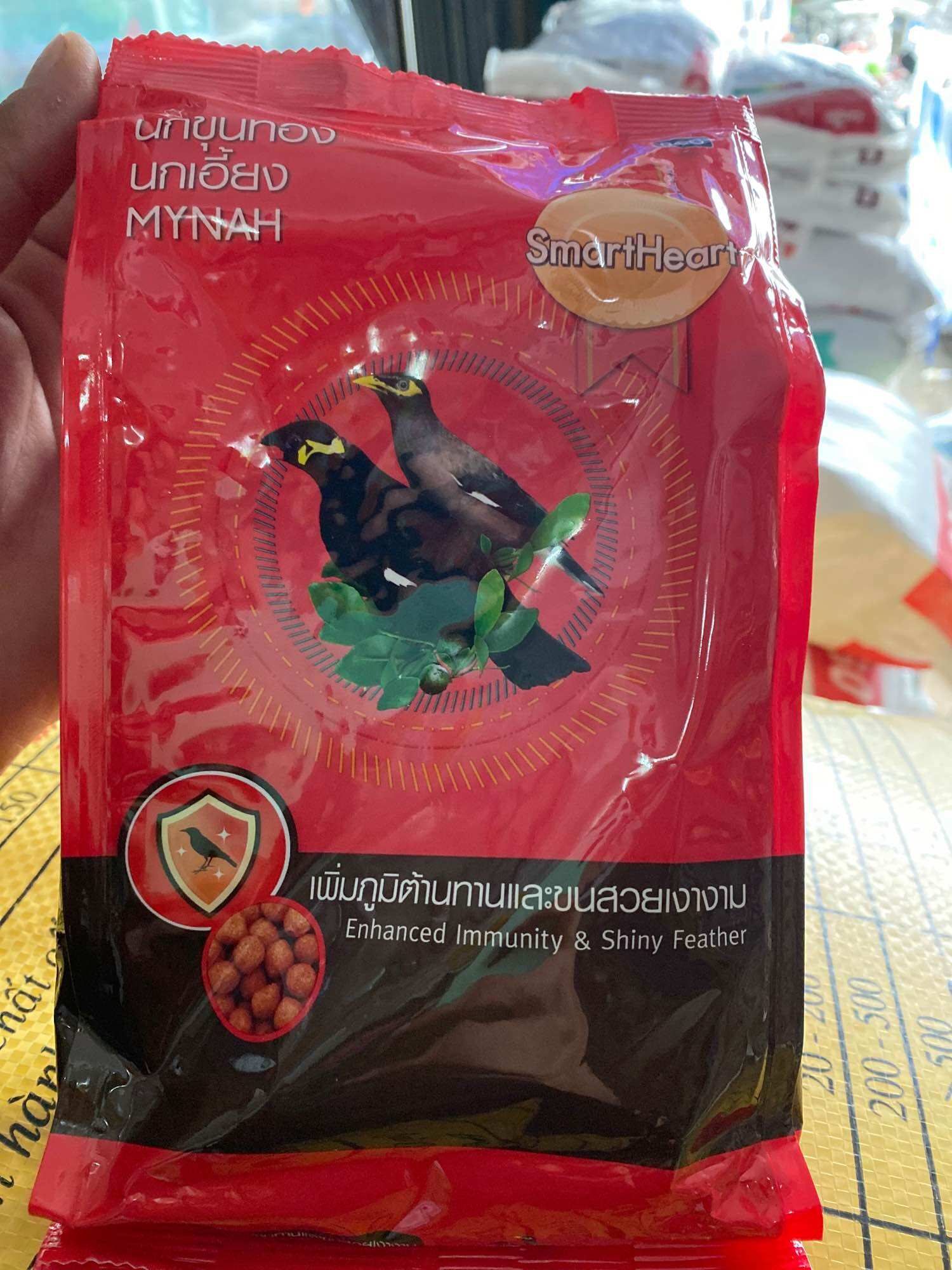 Thức ăn chim sáo cao cấp 400g thức ăn ớt cho chim sáo chào màu và các loại chim khác giúp chim phát triển tốt ít bệnh ....