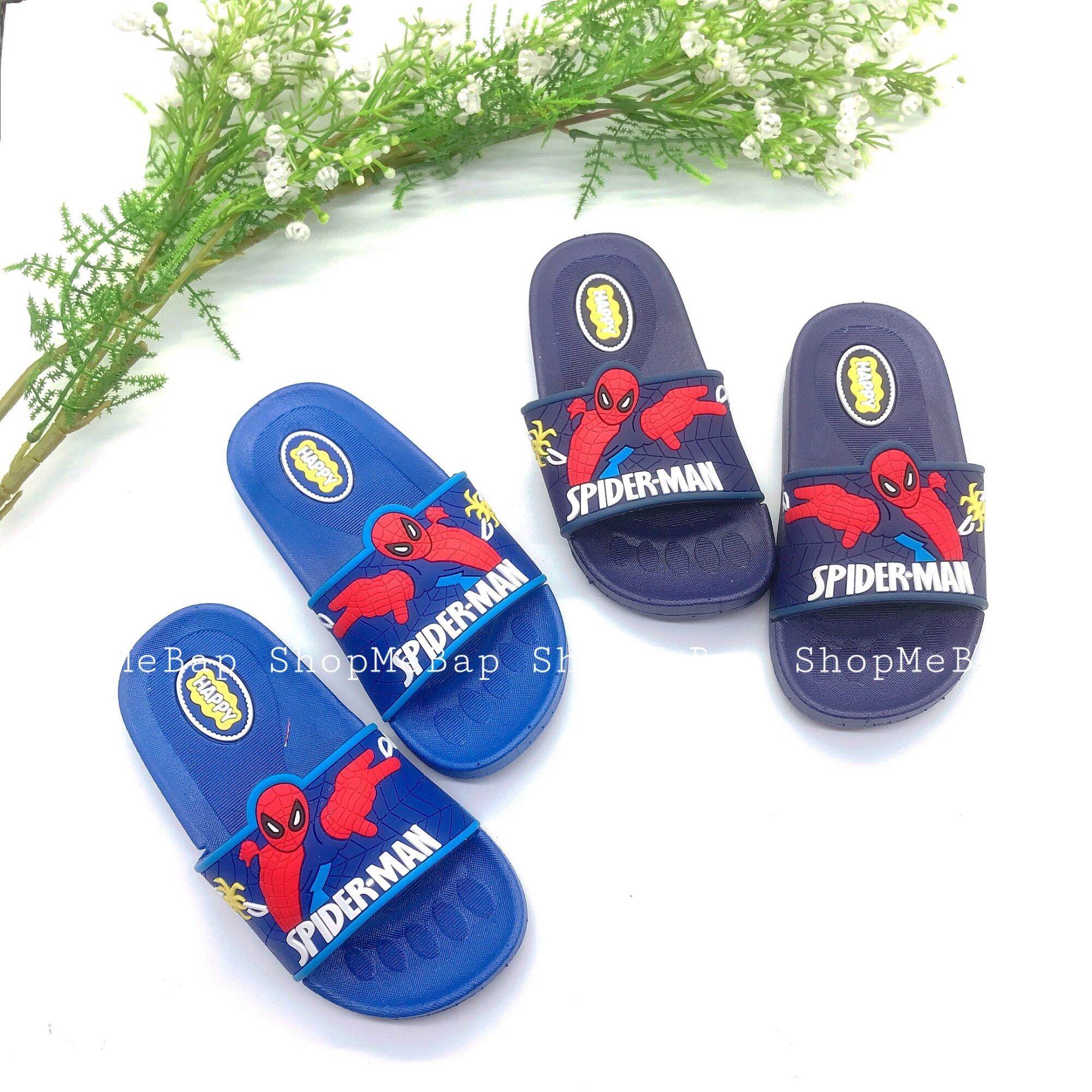 Dép lê nhền nhện siêu bền cho bé trai