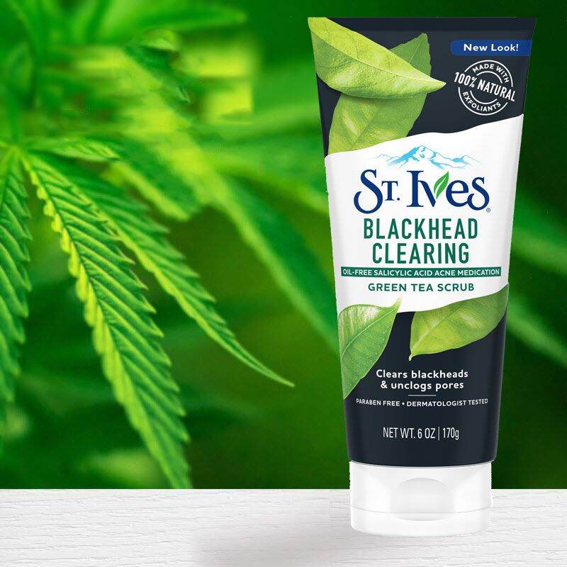 Sữa rữa mặt trà xanh St Ives của Mỹ 170g - sáng da ngừa mụn