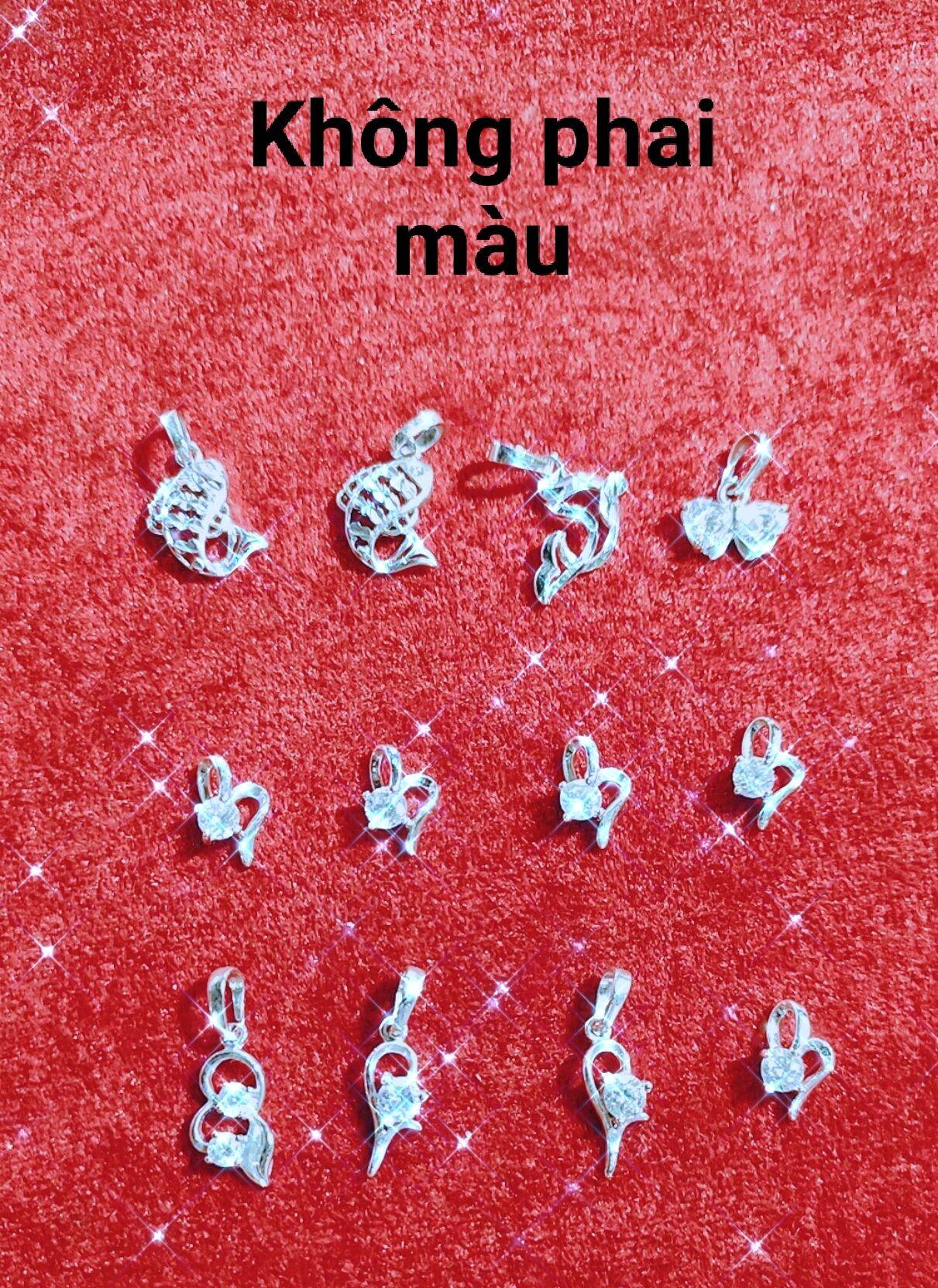 Mặt dây chuyền xi bạch kim cao cấp