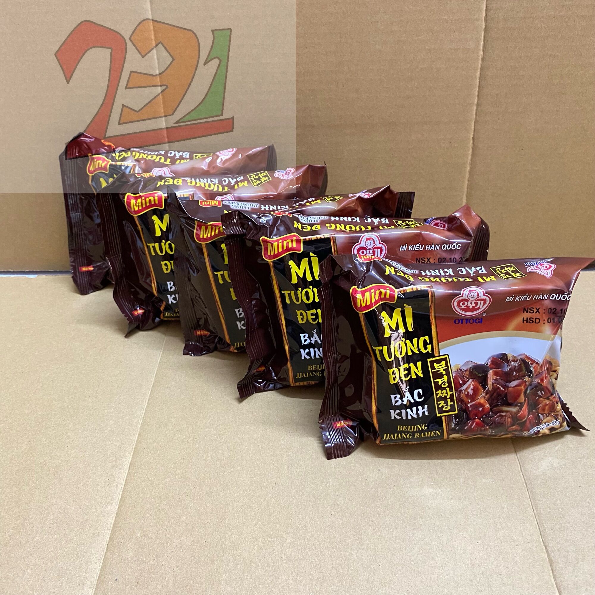 Lốc Mỳ Tương Đen Bắc Kinh Jjajangmen Ottogi