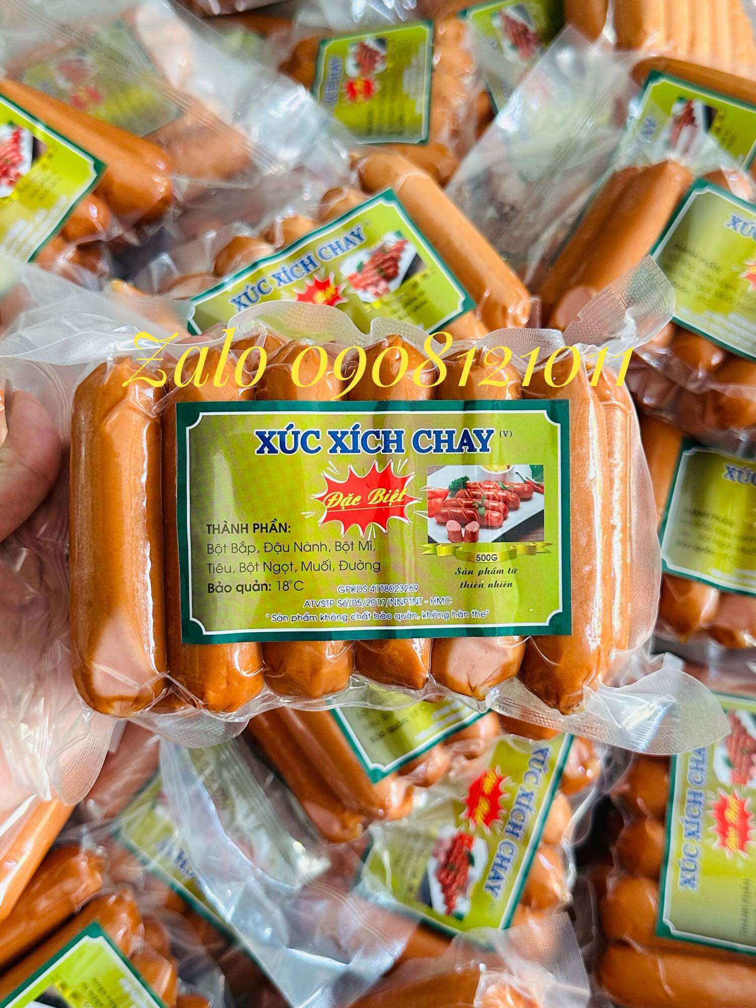 Xúc xích chay đặc biệt 500g