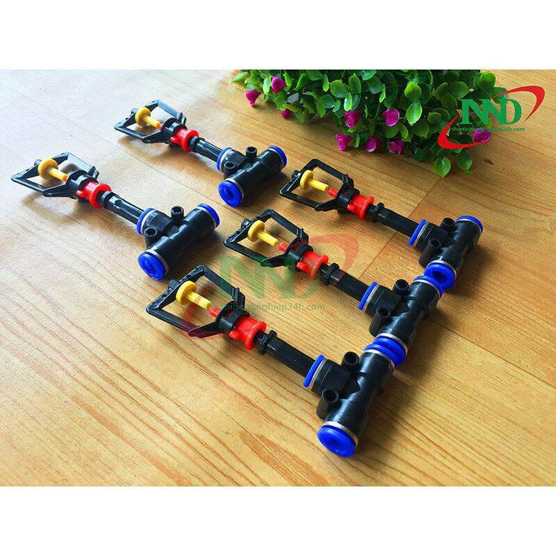 Béc xòe 360 độ +t 8.....tưới lan, tưới rau..béc phun mưa dạng xòe 360 độ tưới rau, cây cảnh, phun sương, tưới ban công