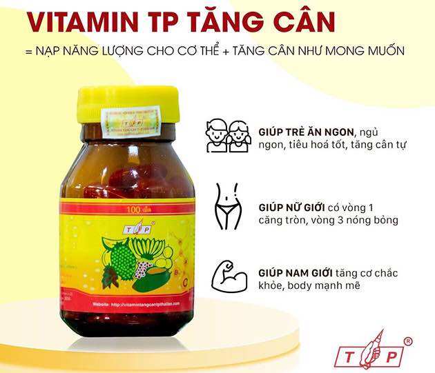 Vitamin Tăng Cân TP Thái Lan ( Có check mã vạch sp chính hãng )