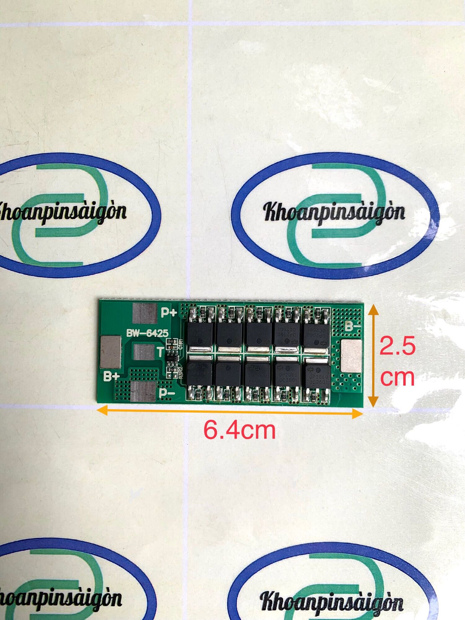 1 mạch bảo vệ pin lithium 1s 3.7vol, dòng xả 25a
