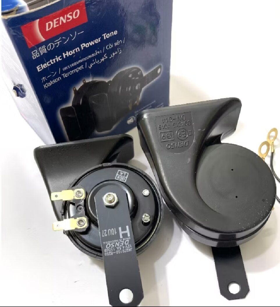 Cặp còi sên DENSO 12 v chính hãng lắp oto xe máy