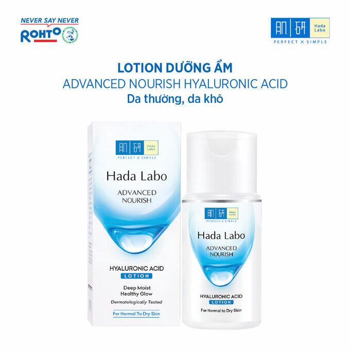 Dung dịch hada labo dưỡng ẩm tối ưu da thường khô 100ml