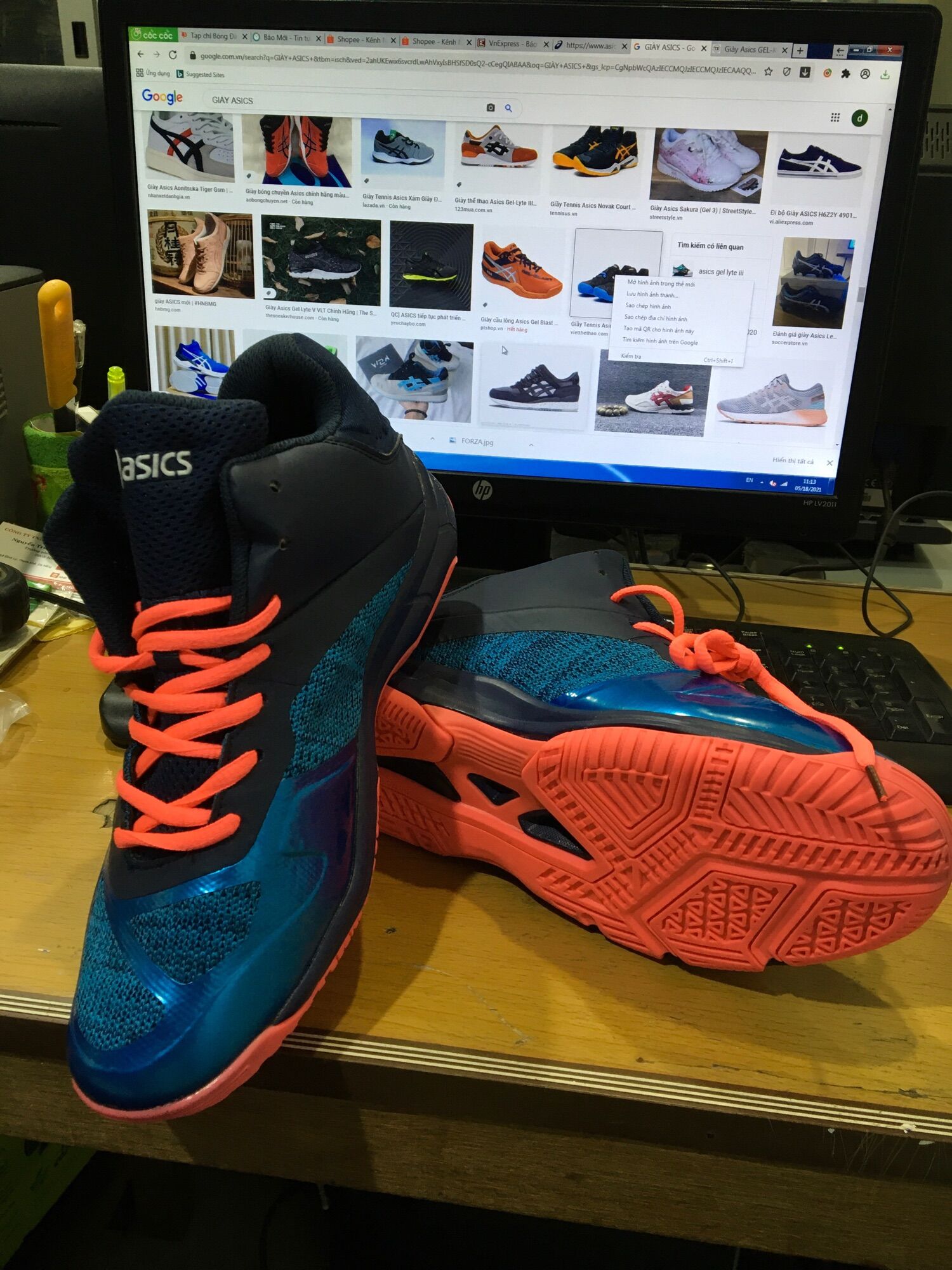 GIÀY BÓNG CHUYỀN ASICS SIZE 42
