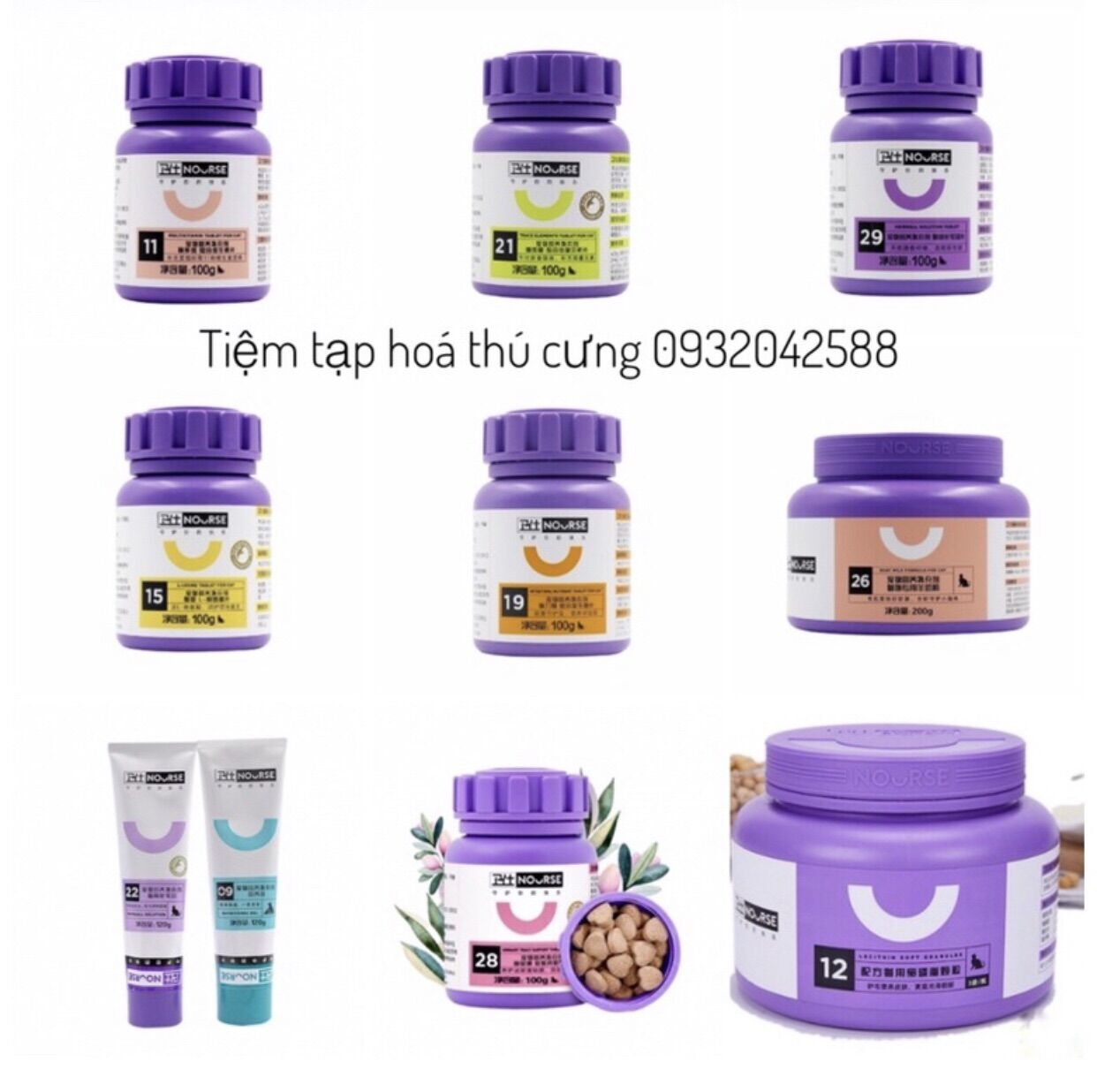 Vitamin Nouse dinh dưỡng cho mèo