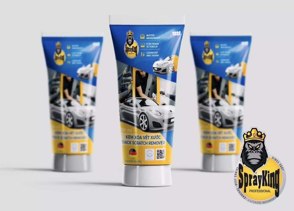 SPRAYKING SCRATCH REMOVER KEM XOÁ VẾT XƯỚC 120ML