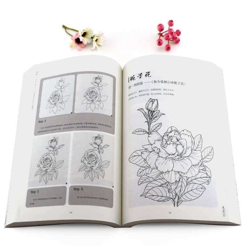 ARTBOOK DẠY VẼ PHÁC THẢO 100 LOÀI HOA