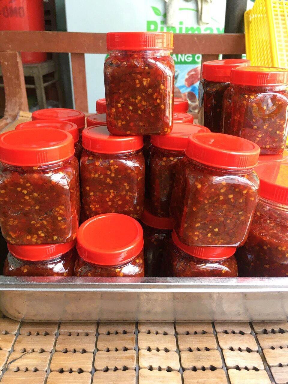 Ớt Xay Ngâm Đường Siêu Cay Ngon 220gr