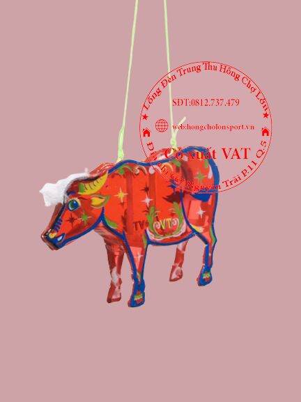 Đồ chơi lồng đèn trung thu mini nhựa hình TRÂU