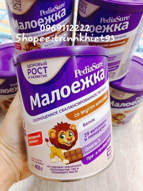 Sữa Pediasure Nga dạng bột 400gr, 850gr