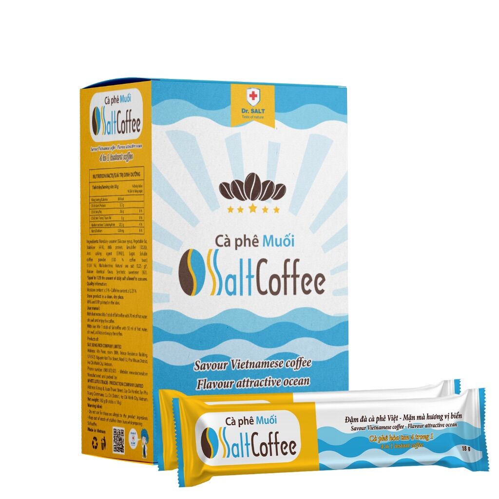 Cà phê muối saltcoffee hộp 9 gói