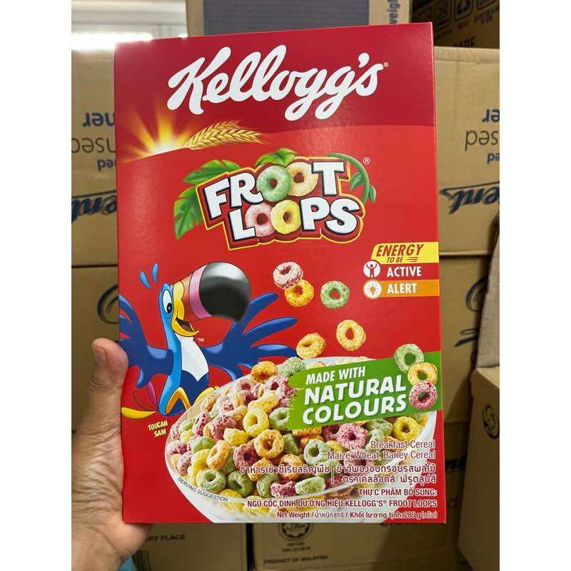 NGŨ CỐC DINH DƯỠNG/ BÁNH ĂN SÁNG KELLOGG'S FROOT LOOPS Hộp 150G/285G/400G