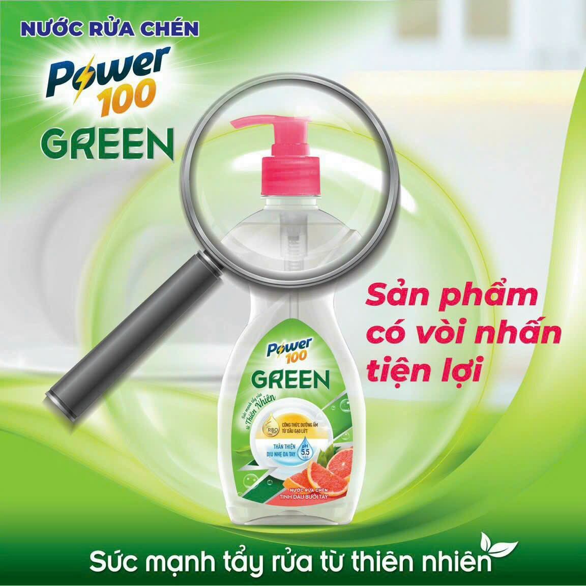 nước rửa chén bưởi tây power 100