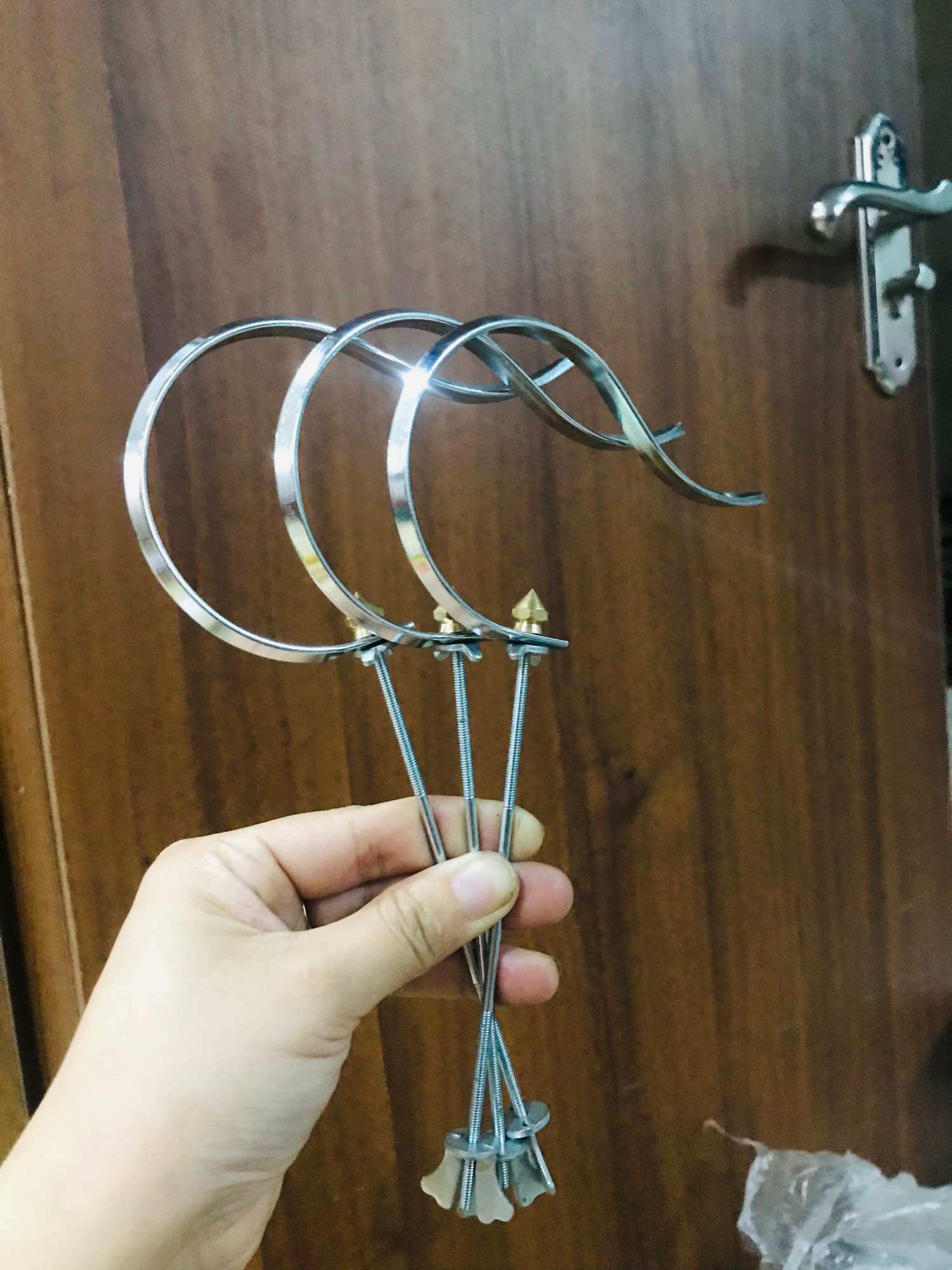 Móc innox cho lồng chim chào mào, phụ kiện lồng chim
