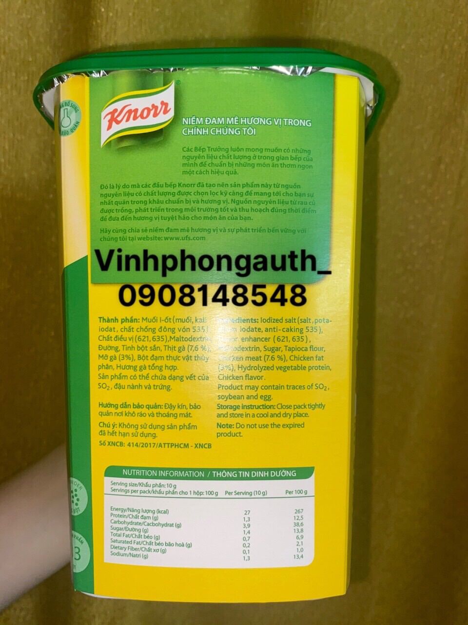 Bột thịt gà Knorr 1kg