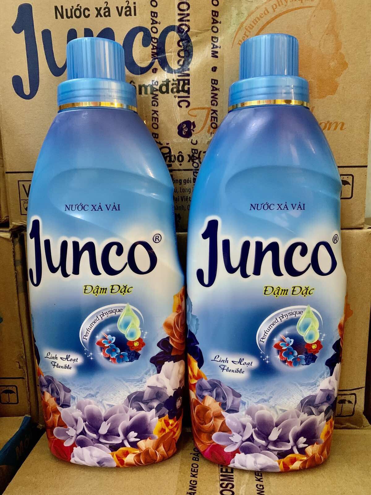 Nước xả vải Junco chai 800ml đậm đặc Flexibe