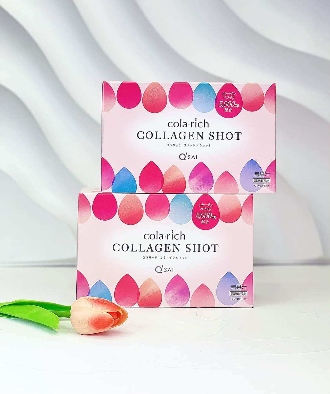 Nước Uống Đẹp Da Cola-Rich Collagen Shot Hộp 10 Lọ