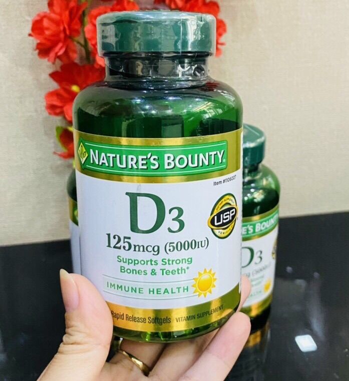 Vitamin D3 Nature's Bounty 400 Viên USA