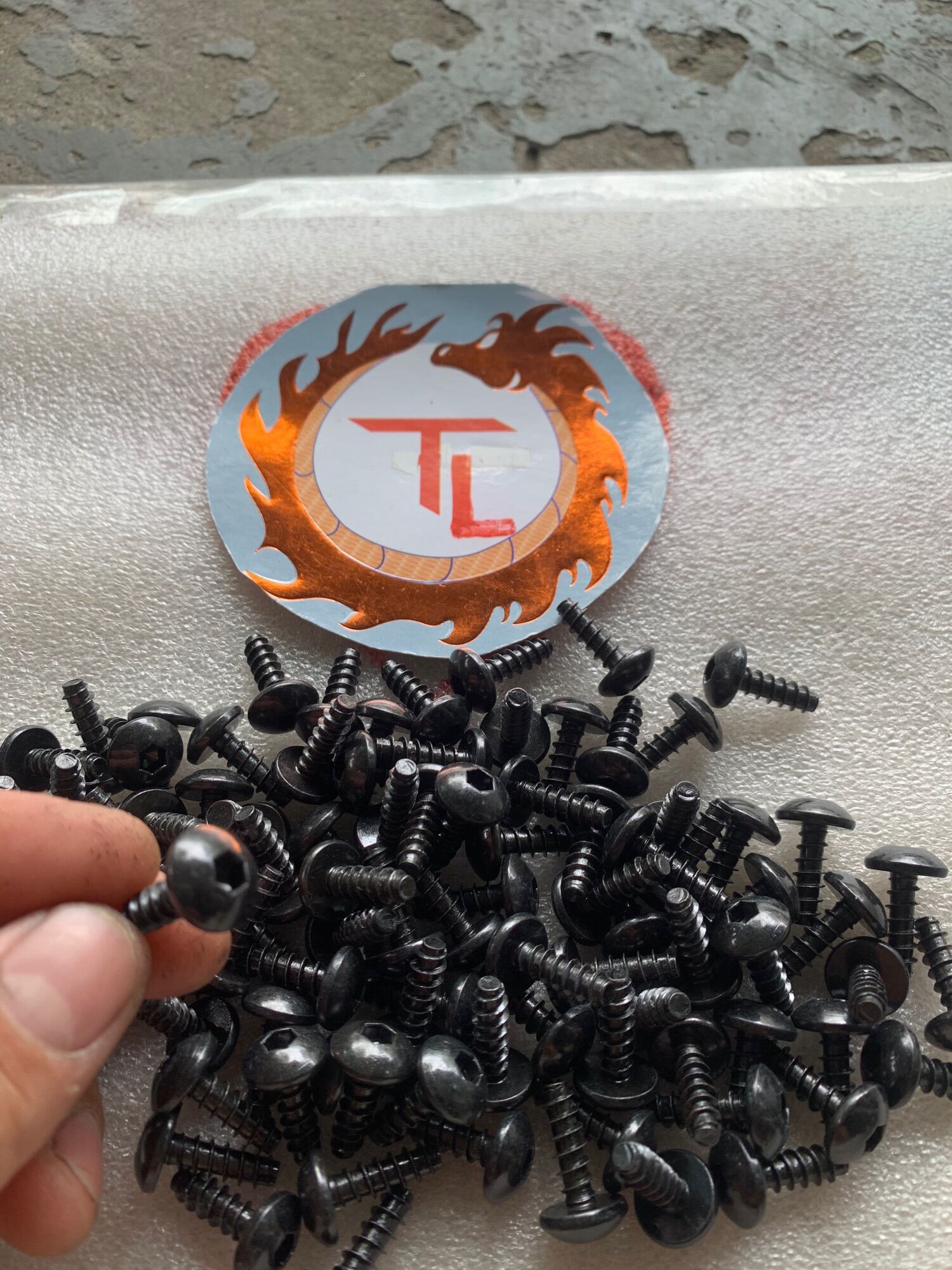 Ốc vít ren xoắn 5ly 1p6 (25 con) (đầu lục giác) (loại xịn)