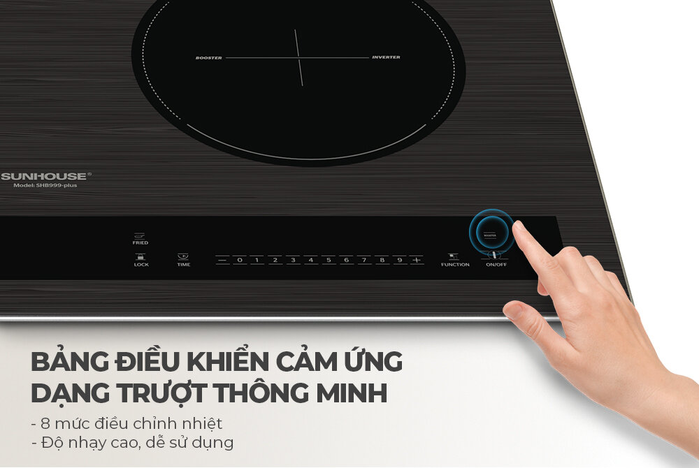 Bếp Từ Đôi Nhập Khẩu MALAYSIA SUNHOUSE SHB999PLUS