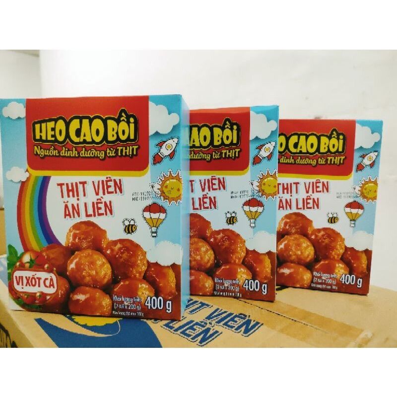 Thịt Viên Heo Cao Bồi Hộp 200G
