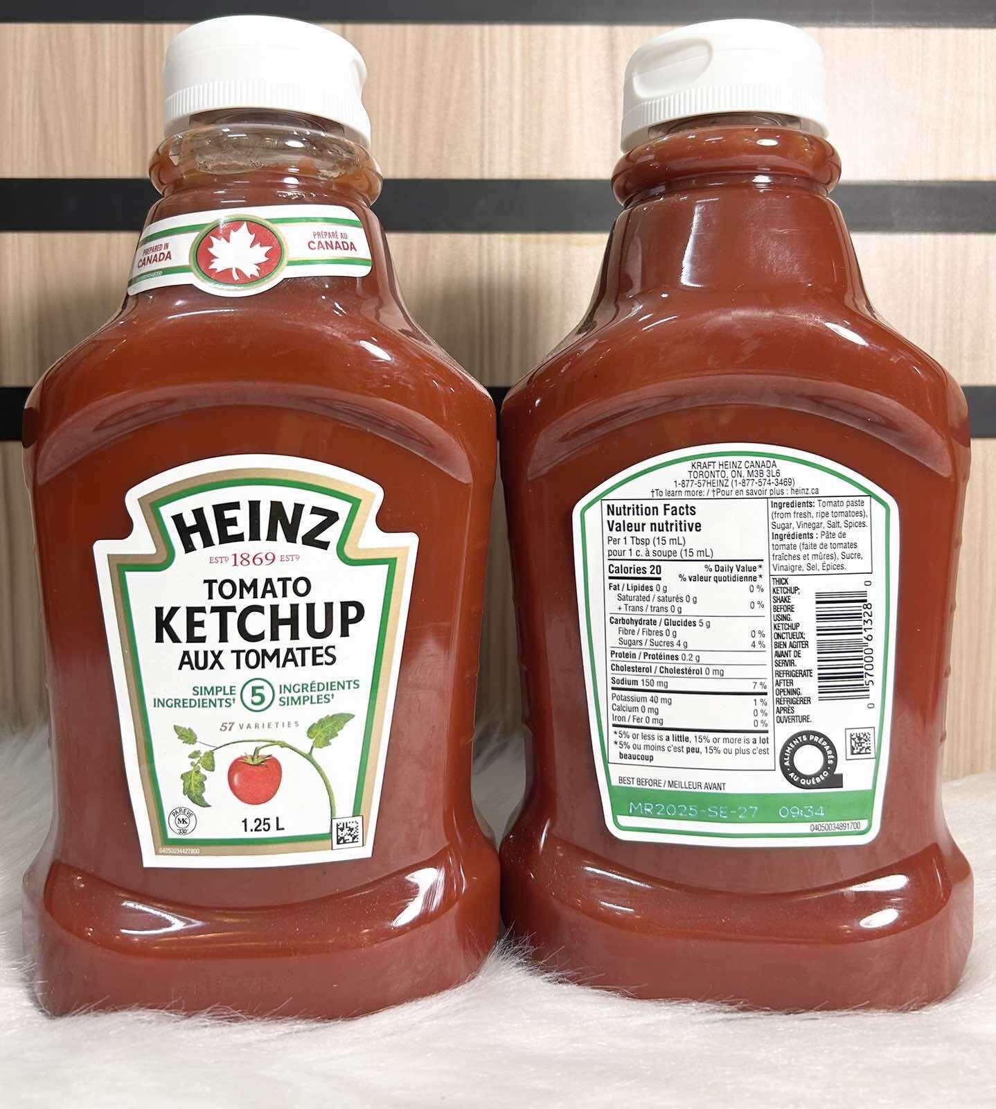 [ Date 09/25 ] Tương Cà Chua HEINZ 1.25l-Tomato Ketchup