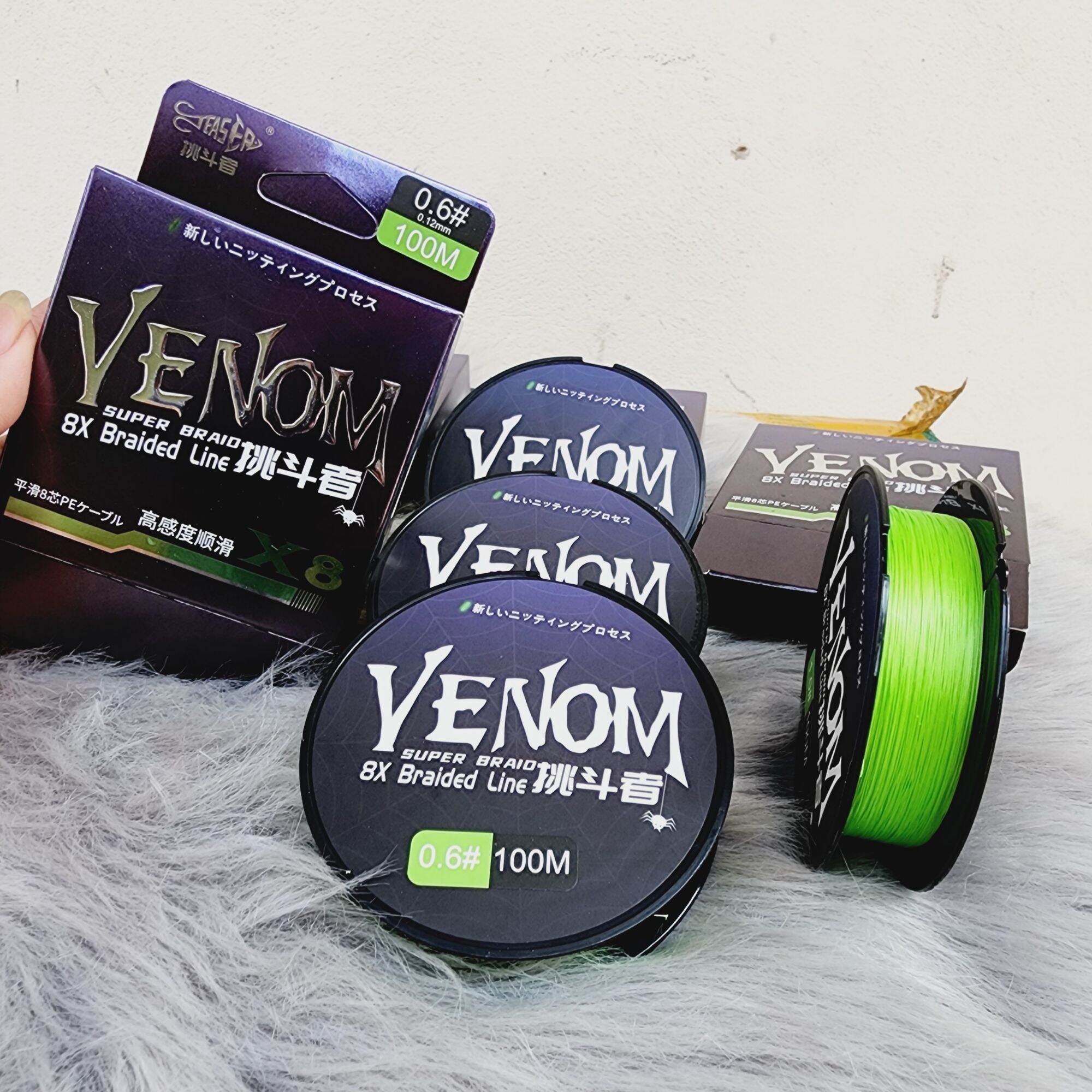 Dây Dù câu Obsession Teaser Venom PE 8x 100m