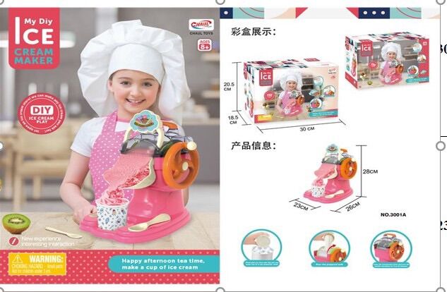 Đồ chơi máy làm kem thật ăn được